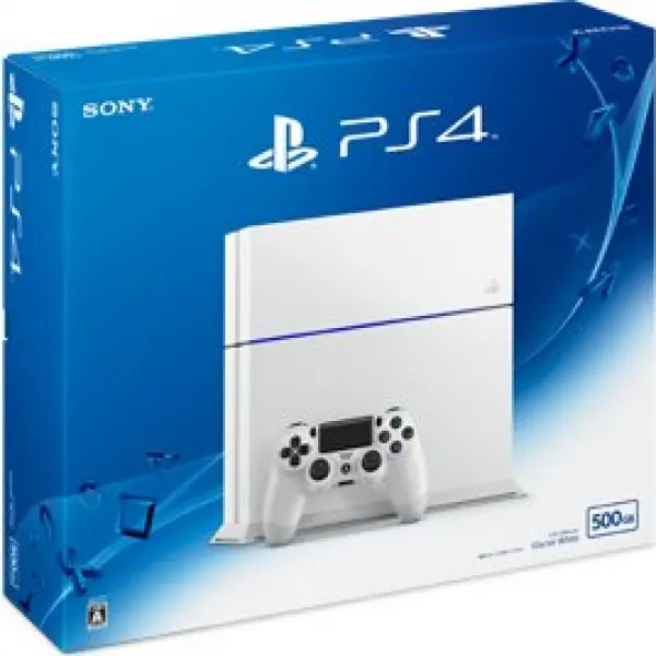 PlayStation 4 System New Slim Model (Glacier White)